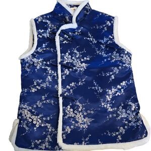 New without tags Blue Asian Vest Size XS